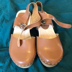 Tan Clogs